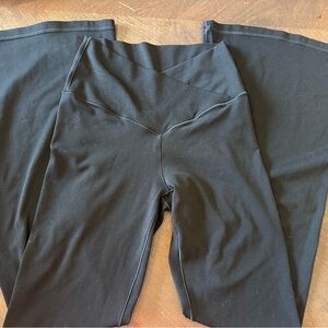 Aerie OFFLINE Black High-Waisted Flare Leggings